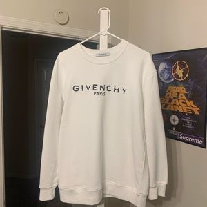 givenchy blurred logo sweatshirt